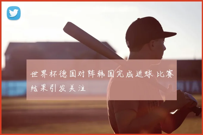 世界杯德国对阵韩国完成进球 比赛结果引发关注